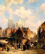 unknow artist European city landscape, street landsacpe, construction, frontstore, building and architecture.067 oil painting reproduction